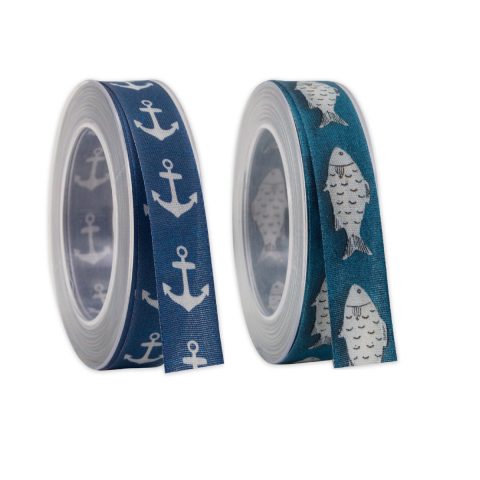 κορδέλες τυπωμένες με ναυτικά σχέδια