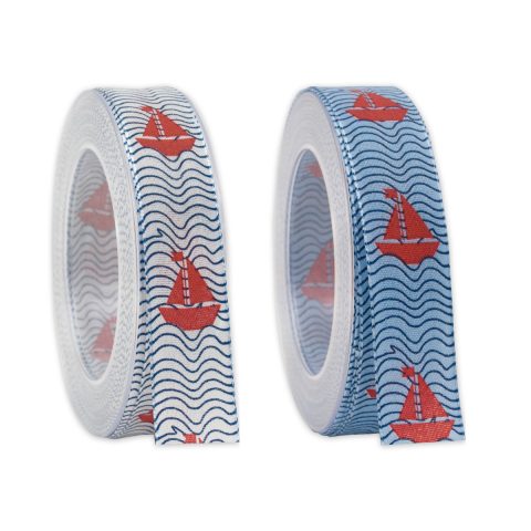 κορδέλες τυπωμένες με καράβια