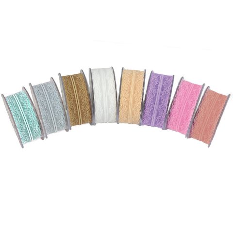 κορδέλες δαντέλες πολύχρωμες