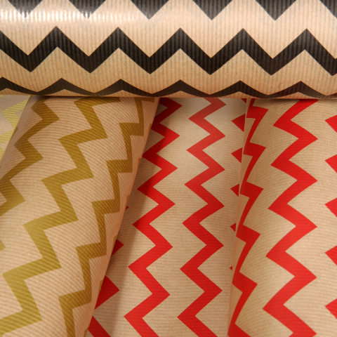 χαρτιά κραφτ σέβρον