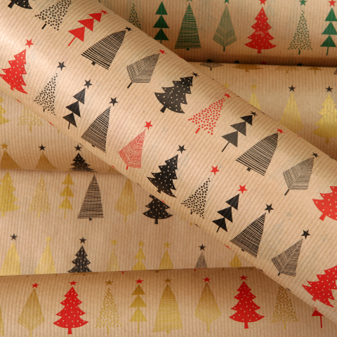 χαρτιά κραφτ χριστουγεννιάτικα